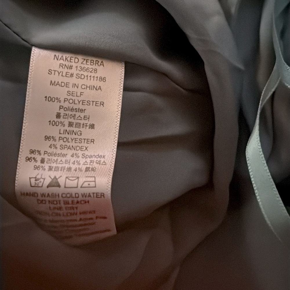 Naked Zebra Dress size Small - Picture 6 of 6
